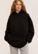 Худі тринитка утеплена mega oversize unisex chocolate torte